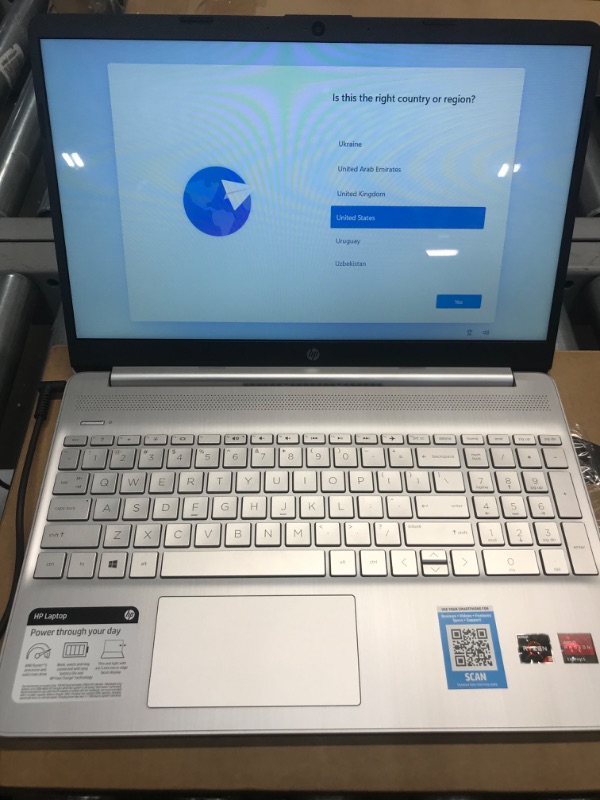 Photo 2 of HP 15.6" HD Touchscreen Business &Home Laptop, AMD Ryzen 3 3250U, 8GB DDR4, 256GB NVMe SSD, HDMI Bluetooth WiFi Webcam, Long Battery Life, Natural Silver, Windows 11 Home, Goldoxis Card
