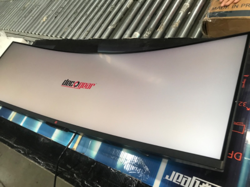 Photo 2 of Deco Gear 49" Curved Ultrawide E-LED Gaming Monitor, 32:9 Aspect Ratio, Immersive 3840x1080 Resolution, 144Hz Refresh Rate, 3000:1 Contrast Ratio (DGVIEW490)
