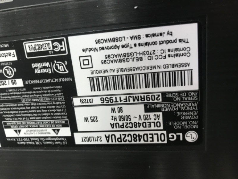 Photo 1 of LG - 48" Class C2 Series OLED evo 4K UHD Smart webOS TV
