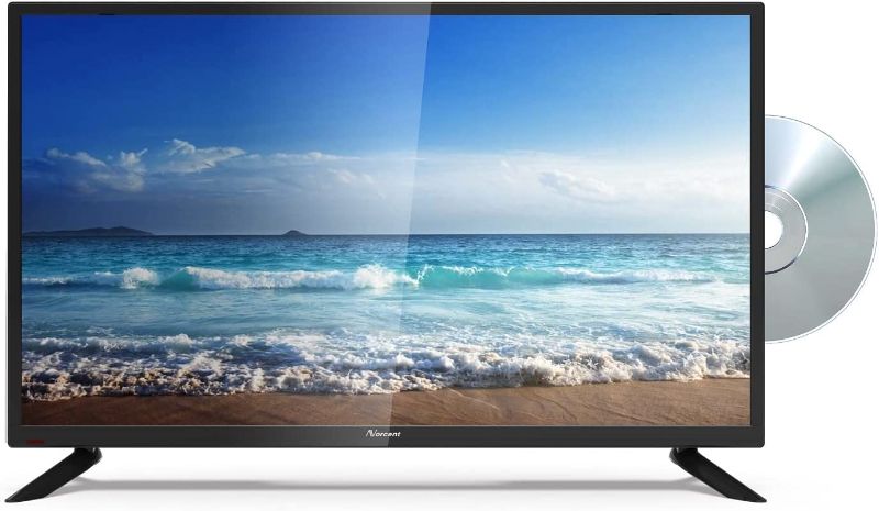 Photo 1 of Norcent 32 Inch 720P LED HD Backlight Flat DVD Combo TV, VGA USB HDMI Digital TV Tuner Cable, Build-in DVD Player Dual Channel 3W Speakers Monitor Television (32 inch)
