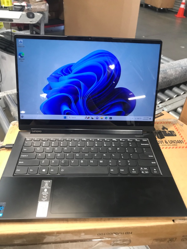 Photo 2 of Lenovo Yoga 9i 14 2-in-1 14" Touchscreen Laptop 4K UHD (3840x2160) IPS 500Nits Intel Evo Platform Core i7-1185G7 Webcam Wi-Fi 6 USB-C Thunderbolt 4 Iris Xe Graphics 16GB 1TB PCIe SSD Pen