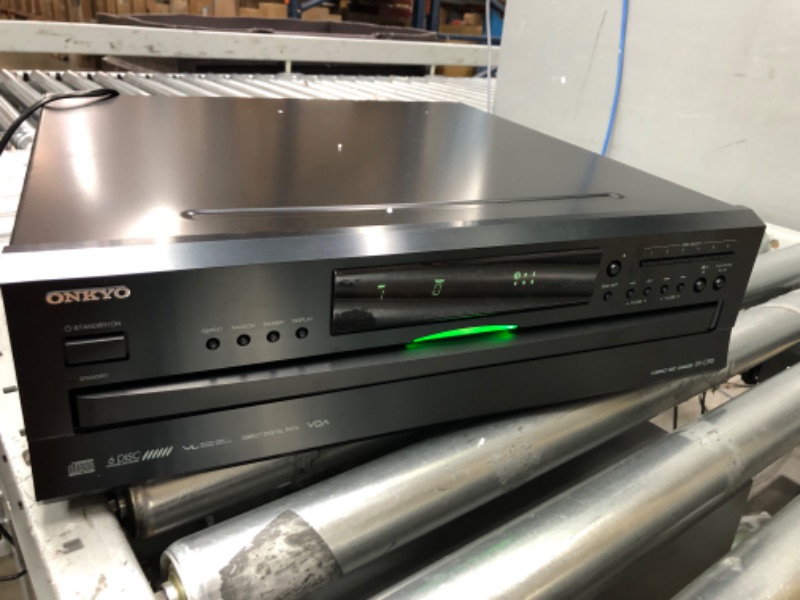 Photo 1 of Onkyo DXC390 6-Disc Carousel Changer CD Player, Black