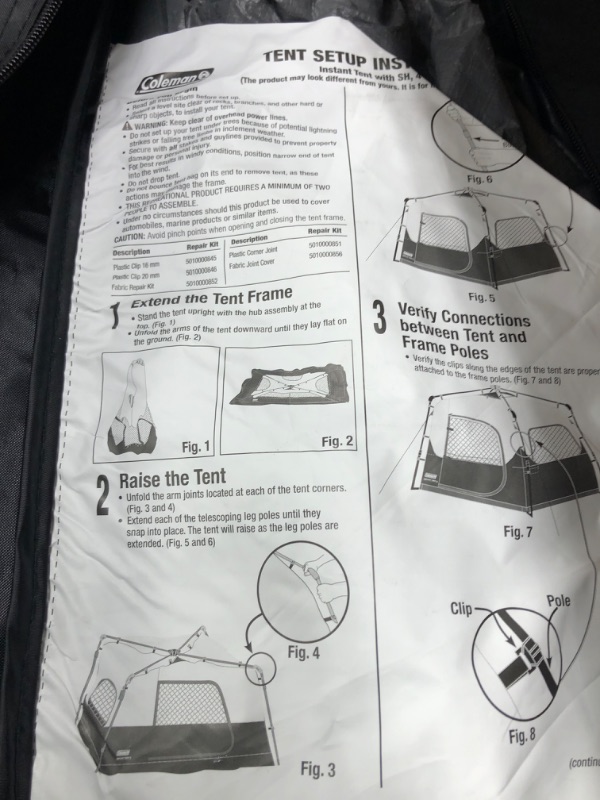 Photo 2 of ***PARTS ONLY NOT FUNCTIONAL***Coleman Cabin Tent with Instant Setup in 60 Seconds 6-person Cabin Tent 