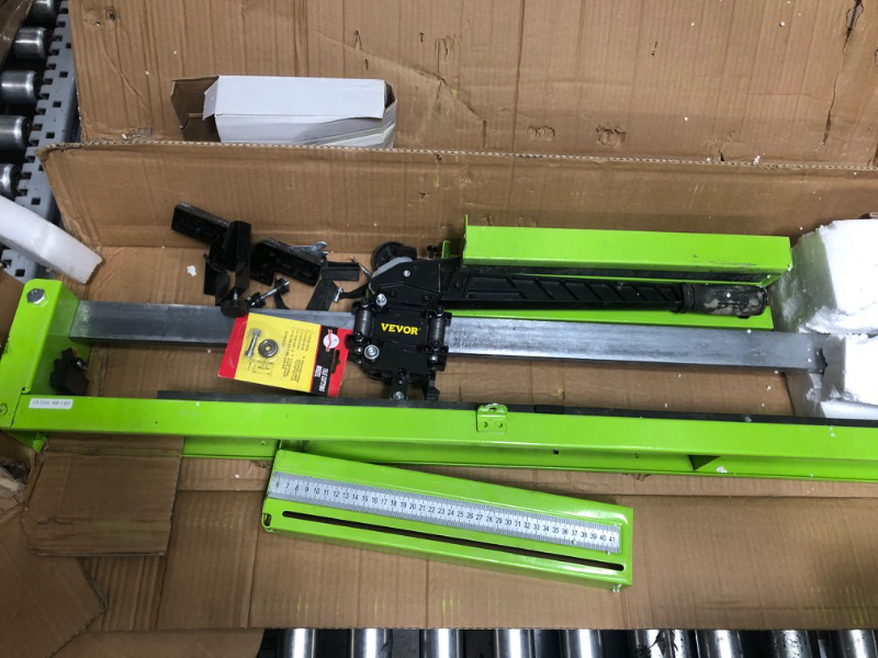 Photo 1 of 
VEVOR Tile Cutter 48 Inch, Manual Tile Cutter All-Steel Frame,Tile Cutting Machine w/Laser Guide and Bonus Spare Cutter,Tile Cutter Hand Tool for Precision...
Size:48inch