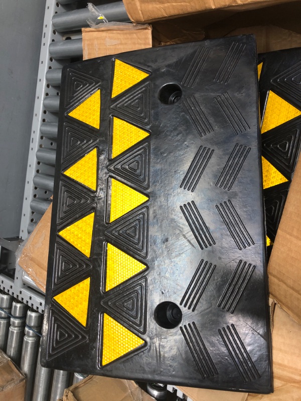 Photo 2 of 
1 Pair********Guardian KR45R Heavy Duty Curb Ramp - 60,000 lb Support - Industrial Grade - 17.7 Inch x 7.8 Inch