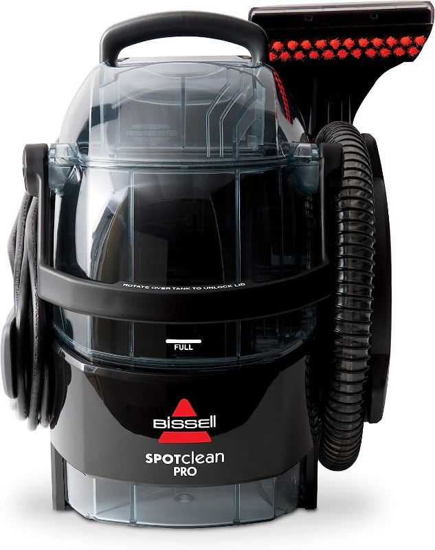 Photo 1 of **FOR PARTS ONLY**
Bissell 3624 Spot Clean Professional Portable Carpet Cleaner - Corded , Black
