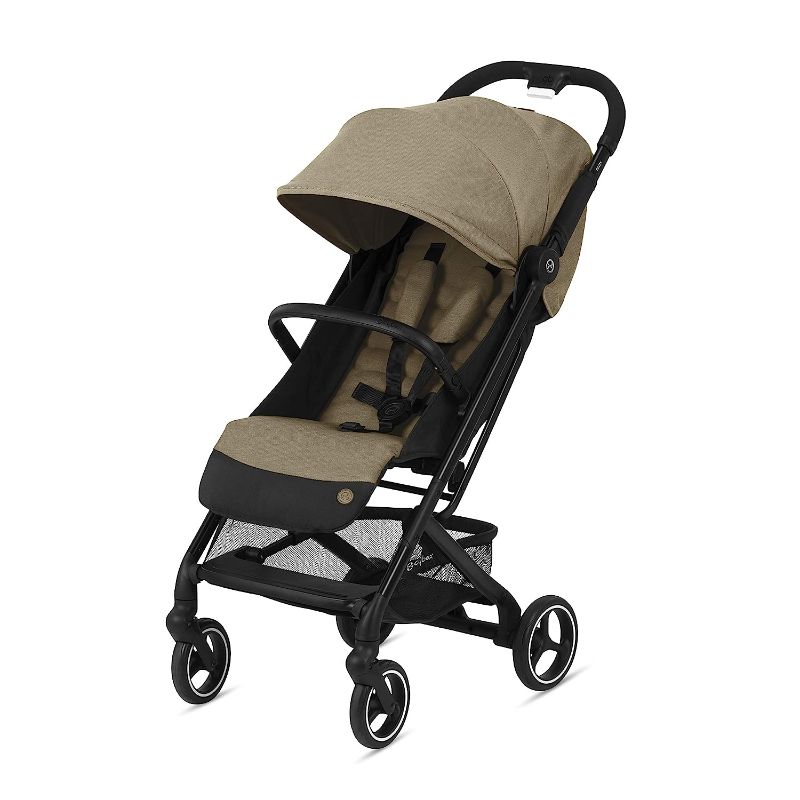 Photo 1 of CYBEX Beezy Stroller, Lightweight Baby Stroller, Compact Fold, Compatible with All CYBEX Infant Seats, Stands for Storage, Easy to Carry, Multiple Recline Positions, Travel Stroller, Classic Beige