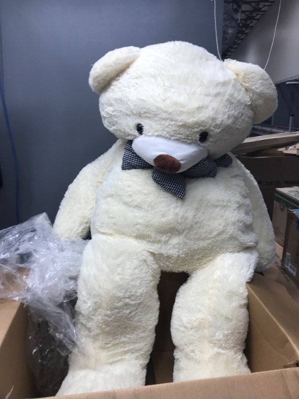 Photo 2 of (LIKE NEW )IKASA Giant Teddy Bear Plush Toy Stuffed Animals (White, 70 inches) White 70 inches