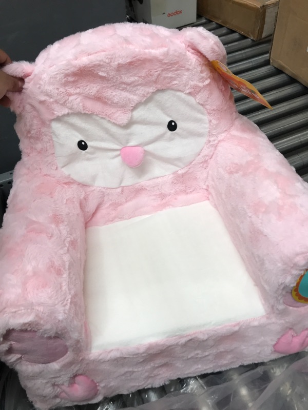 Photo 2 of Animal Adventure | Sweet Seats | Pink Owl Children's Plush Chair