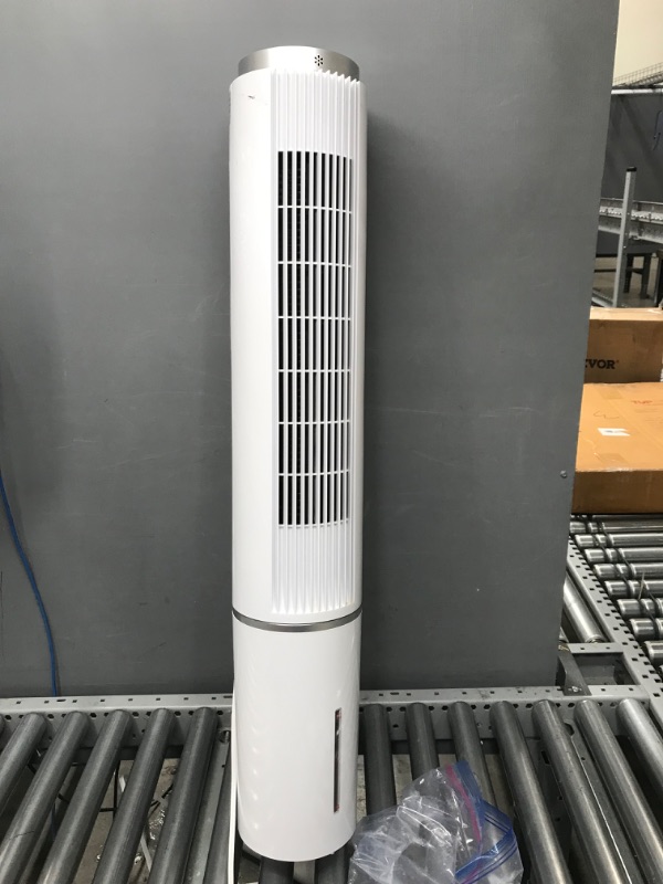 Photo 2 of **MINOR DAMAGE**42-INCH Evaporative Air Cooler, SKYICE Windowless Portable Air Conditioner for Room w/ 3 Speeds & 4 Modes, Remote, 70°Oscillation & 12H Timer, Freestanding Personal Swamp Cooler Indoor Office Garage
