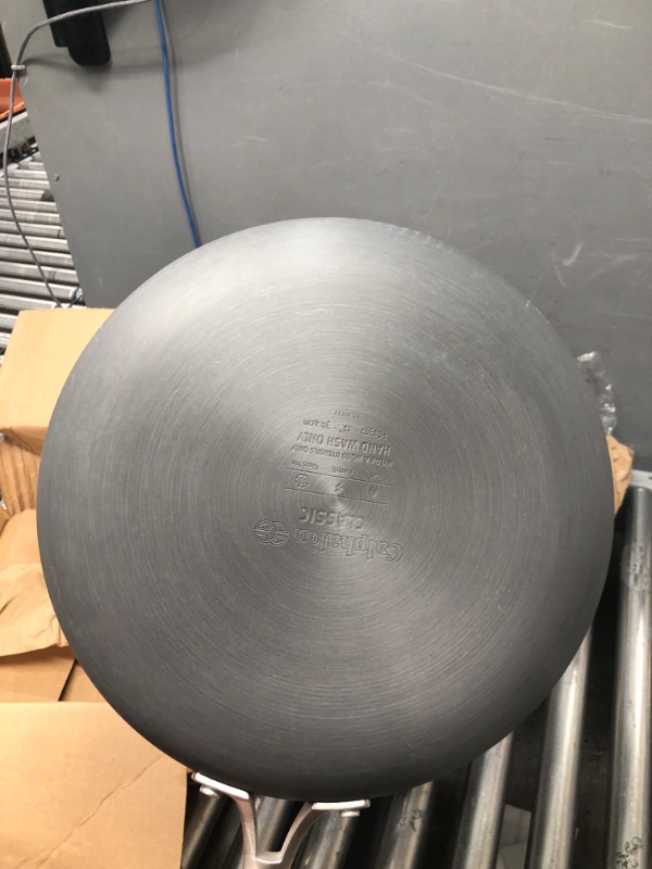 Photo 1 of **MINOR DAMAGE**Calphalon Ceramic Frying Pan, Nonstick Oil-Infused Cookware with Stay-Cool Handles, PTFE and PFOA-Free