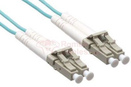 Photo 1 of 20 M LC/LC 50/125 Multimode 40/100GB Duplex Armored Fiber Patch Cable - OM4