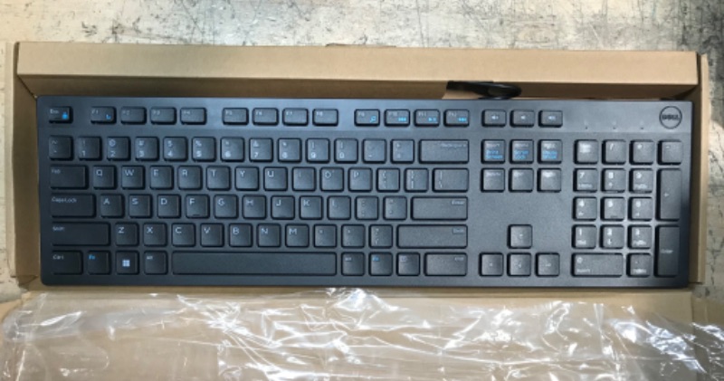 Photo 2 of Dell Wired Keyboard - Black KB216 (580-ADMT)