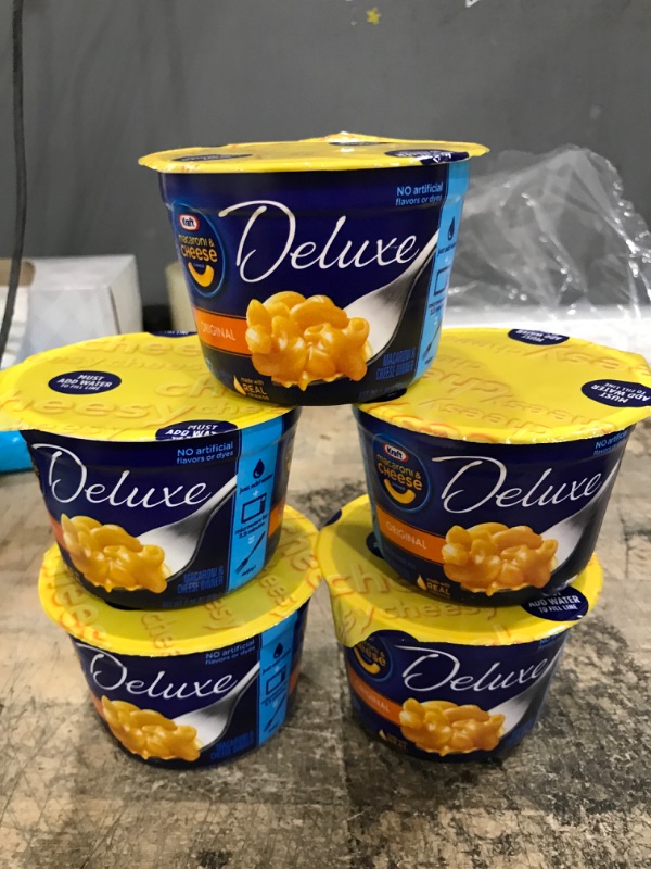 Photo 1 of ***EXP JULY 26 2023*** 5 ITEMS Kraft Deluxe Easy Mac Original Flavor Macaroni and Cheese BUNDLE