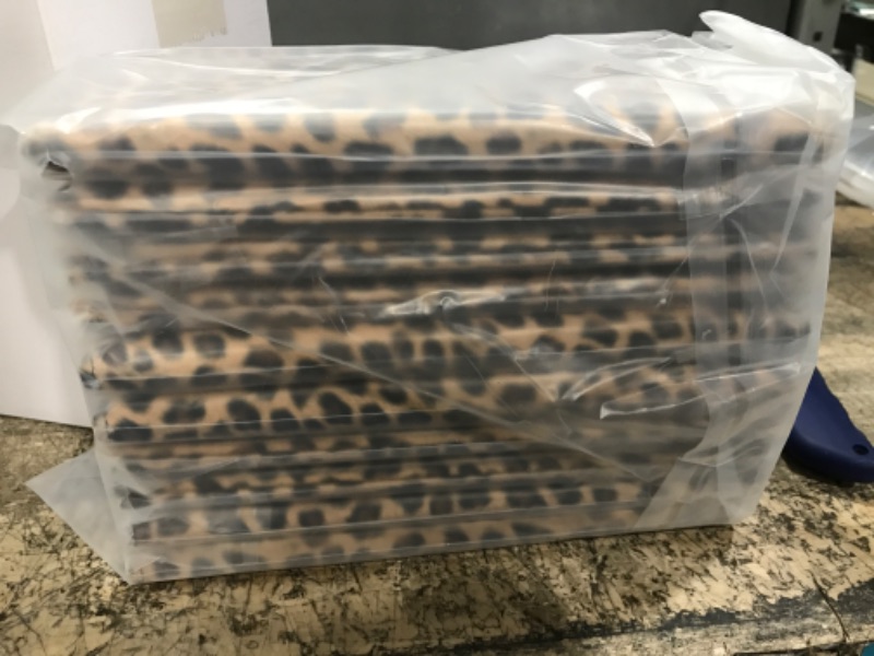 Photo 3 of 10 Pack Server Books for Waitress 4.3 x 8.3 Inch Leopard Check Presenters for Restaurants Waiter Serving Books Guest Check Book with 3 Pockets for Restaurant Cafe Bar Eatery Fit Server Apron(Leopard)