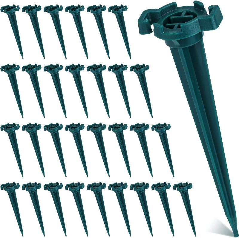 Photo 1 of 200-Pack Plastic Light Stakes, 4.5 Inch