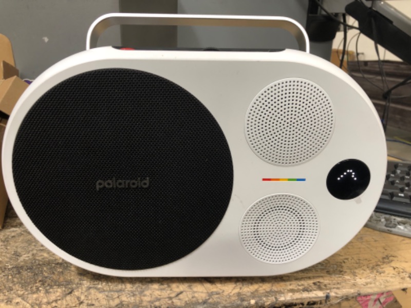 Photo 3 of NO CHARGING CORD**** Polaroid P4 Music Player (Black) – Powerful Large Room Wireless Bluetooth Speaker Rechargeable with Dual Stereo Pairing