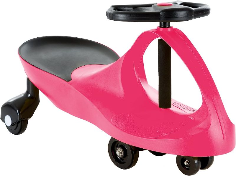Photo 1 of 
Wiggle Car Ride On Toy – No Batteries, Gears or Pedals – Twist, Swivel, Go – Outdoor Ride Ons for Kids 3 Years and Up by Lil’ Rider (Hot Pink)
Color:Pink