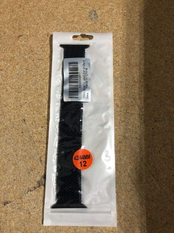 Photo 1 of Stretchy Nylon Solo Loop Bands Compatible with Apple Watch 38mm 40mm 41mm 42mm 44mm 45mm 49mm Ultra iWatch Series 8 7 6 SE 5 4 3 2 1 Strap, Sport Elastic Braided No Buckles Women Men Wristband
