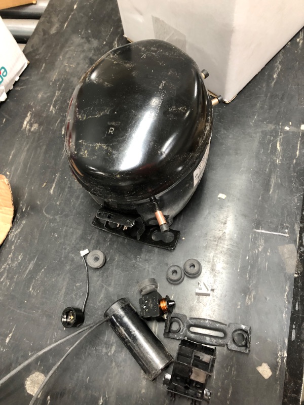 Photo 1 of 
Needs to be Re-Ensembled****Embraco FFI12HBX Replacement Refrigeration Compressor 1/3 HP R-134A R134A