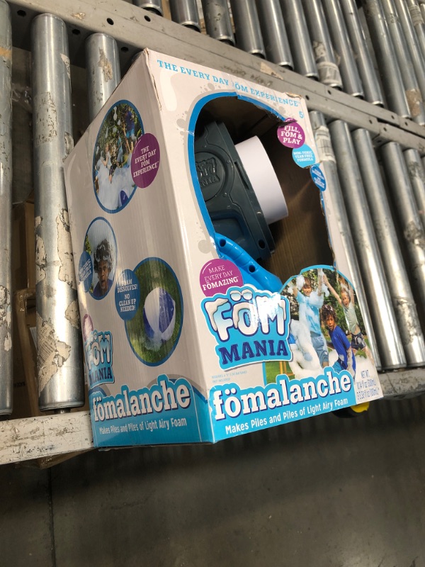Photo 1 of Fom Mania Little Kids Fomalanche Foam Machine|Non Toxic Kid Powered Foam Line|Bonus 21oz of Foam Concentrate to Make tons of Foam|Machine for Parties, Birthdays, Outdoor Fun, Blue (93035)