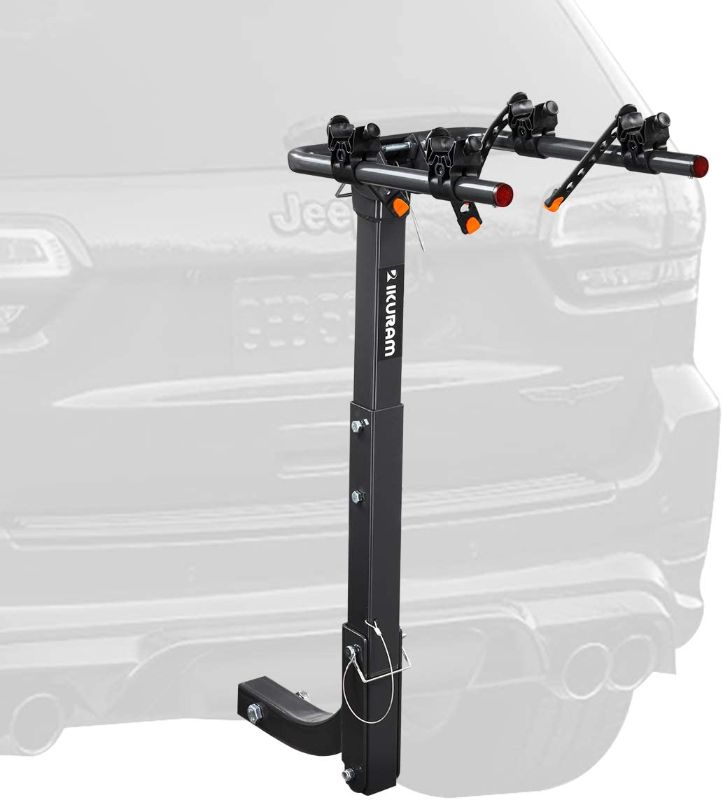 Photo 1 of  2 Bike Rack Bicycle Carrier Racks Hitch Mount Double Foldable Rack for Cars, Trucks, SUV's and minivans with a 2" Hitch Receiver
