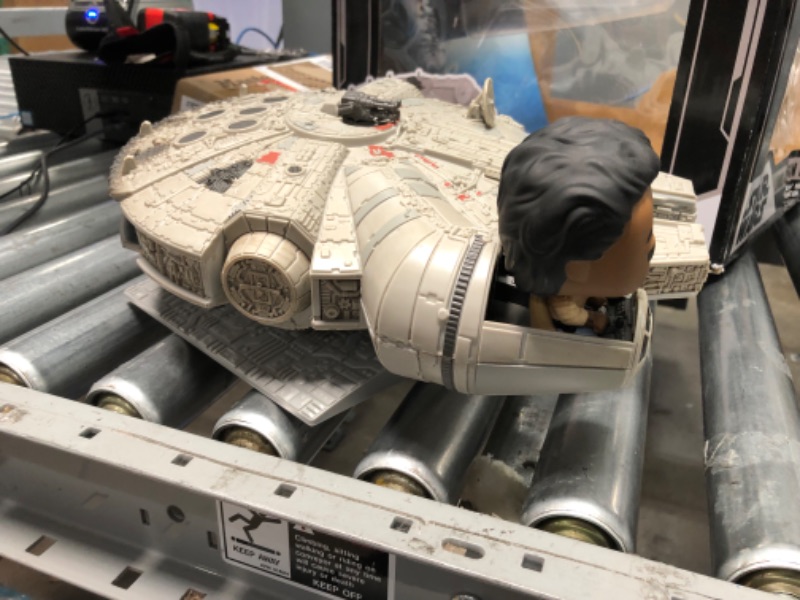 Photo 3 of **DAMAGED PACKAGING**Funko Pop! Ride Super Deluxe: Star Wars - Lando Calrissian in The Millenium Falcon (Shared Galactic Convention, Amazon Exclusive), Multicolor