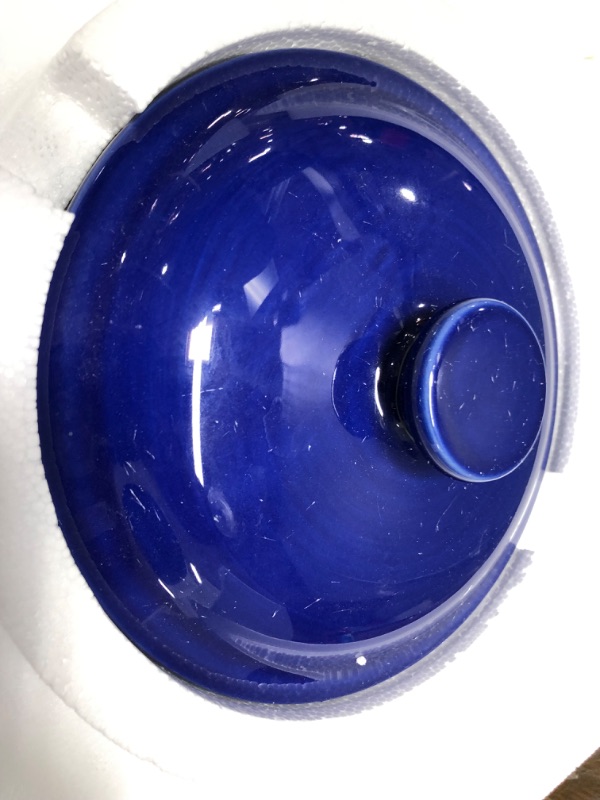 Photo 1 of 5 gal. Porcelain Ceramic Crock Beverage Serveware with Stainless Steel Faucet and Lid