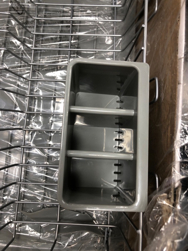 Photo 3 of Farberware Classic Full Dishrack, 3-Piece, Gray Gray Dish Rack Set