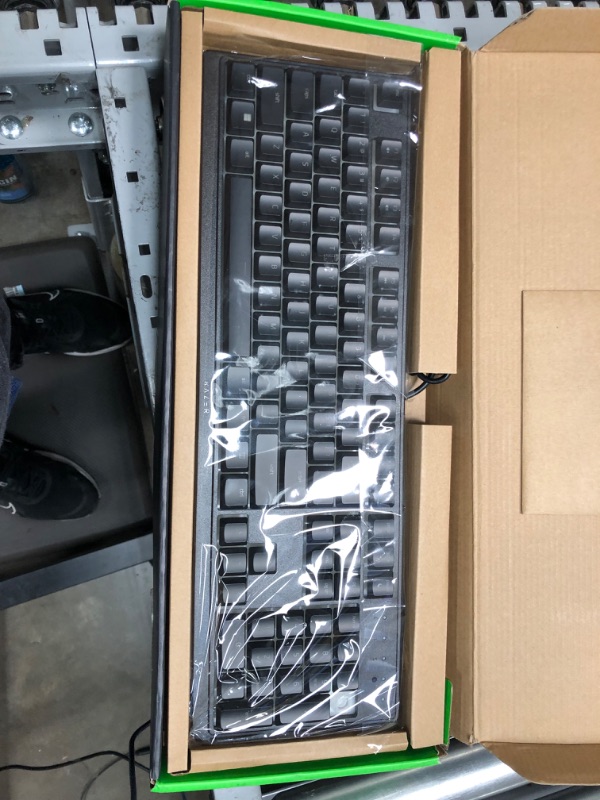Photo 1 of Razer Ornata V3 X Gaming Keyboard: Low-Profile Keys - Silent Membrane Switches - Spill Resistant - Chroma RGB Lighting - Ergonomic Wrist Rest - Classic Black
