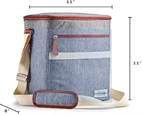 Photo 1 of Foundry by Fit+Fresh, 12-Can Soft Cooler Bag Insulated Leak Proof, Insulated Soft Cooler Bag, Portable Soft Cooler, Soft Cooler Leakproof, Large Soft Cooler, Soft Sided Cooler Bag,Travel Cooler, Steel
