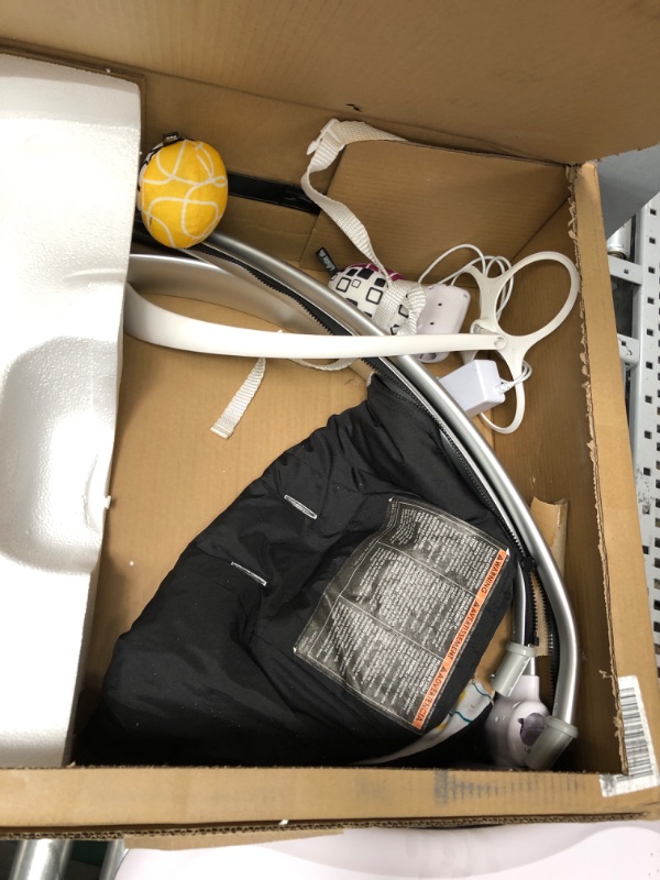 Photo 1 of 4moms MamaRoo Multi-Motion Baby Swing, Bluetooth Baby Swing with 5 Unique Motions, Grey