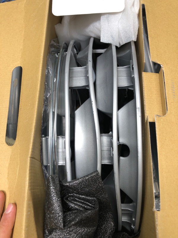 Photo 1 of Custom Accessories 96411 GT-5 Silver 15" Wheel Cover, Pack of 4