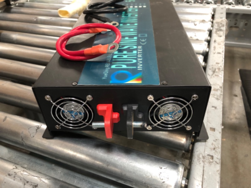 Photo 1 of WZRELB RBP-500012S Pure Sine Wave 5000W (10000W Surge) 24V Power Inverter DC to AC Power - Solar, RV, Black