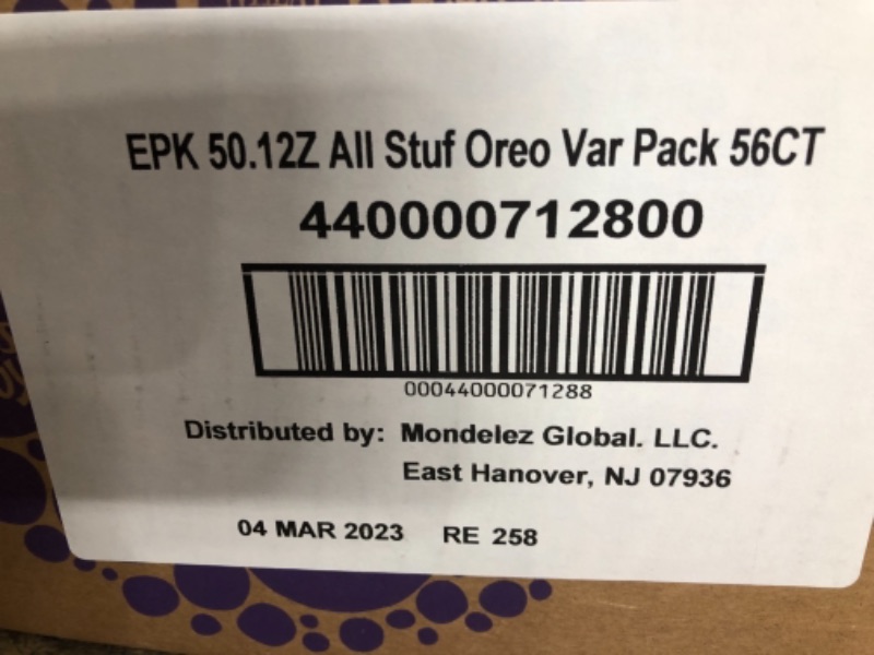 Photo 1 of OREO Cookies Variety Pack, OREO Original, OREO Golden, OREO Double Stuf & OREO Thins, Christmas Cookies Stocking Stuffers, 56 Snack Packs