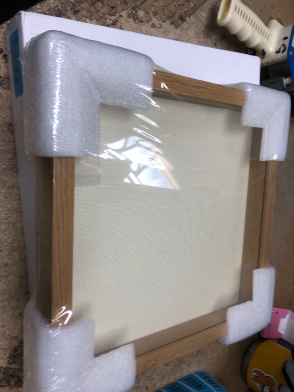 Photo 2 of 12x16 Natural Gallery Picture Frame with 8x12 Mat - Wide Molding - Includes Attached Hanging Hardware - Display Pictures 12x12 Digital Photography Size - Ready to Hang Out of The Box - Oak
