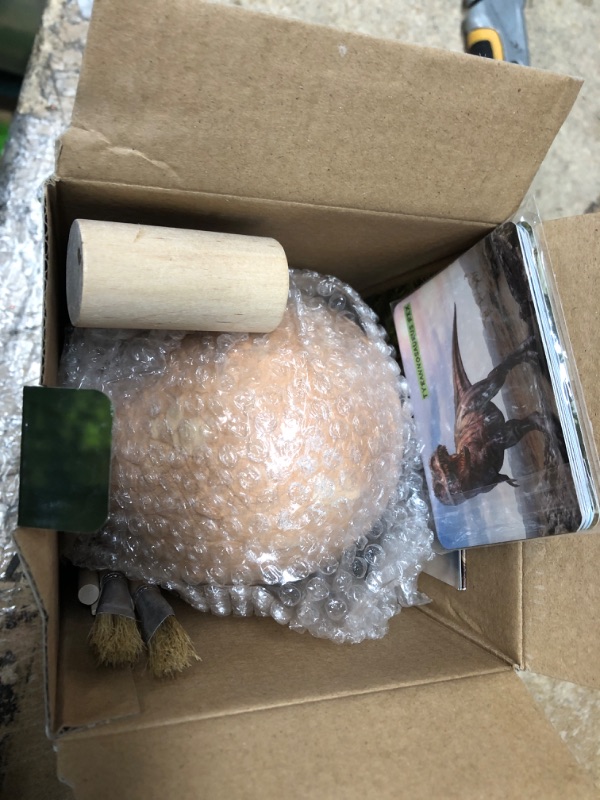 Photo 2 of Alyoen Dino Egg Dig Kit, Jumbo Dino Egg Dig with 13 Suprise Dinosaur Egg Toys in One Giant Filled Eggs, Dinosaur Eggs Excavation Kits for Kids 3-7, Boys Archaeology Science STEM Christmas/Xmas Gifts