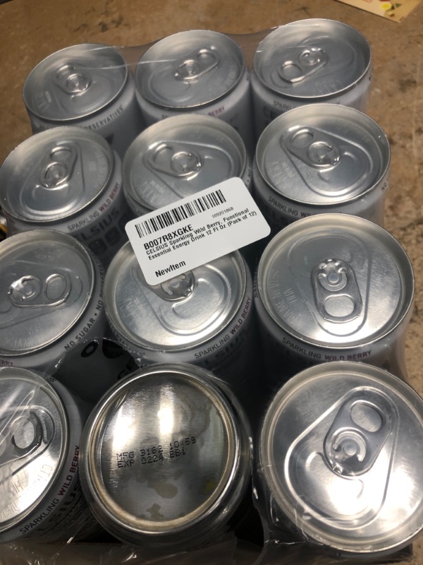 Photo 2 of **EXPIRATION DATE: 02/24**
CELSIUS Sparkling Wild Berry, Functional Essential Energy Drink 12 Fl Oz (Pack of 12) Sparkling Wild Berry 12 Fl Oz (Pack of 12)