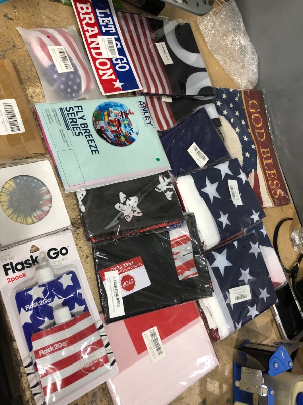 Photo 1 of 16 PACK BUNDLE OF FLAGS 