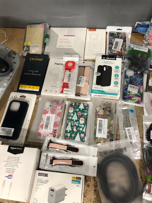 Photo 2 of 41 PIECE CASES BUNDLE (PHONE / TABLET/ WATCH CASES/ CHARGERS)