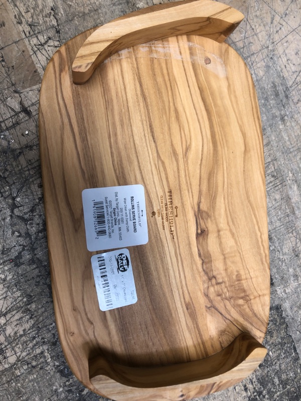 Photo 2 of 11&#34; x 7&#34; Olivewood Elevated Serving Board - Threshold&#8482;