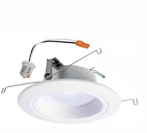 Photo 1 of 
Halo
RL 5 in. and 6 in. 2700K-5000K White Integrated LED Recessed Ceiling Light Trim at Selectable CCT, (665 Lumens)