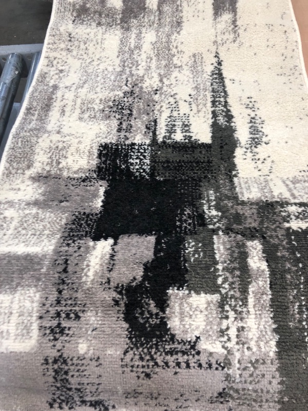 Photo 2 of 
Rugshop Contemporary Modern Abstract Runner Rug 2' x 7' Black
Color: Black
Size:2' x 7'