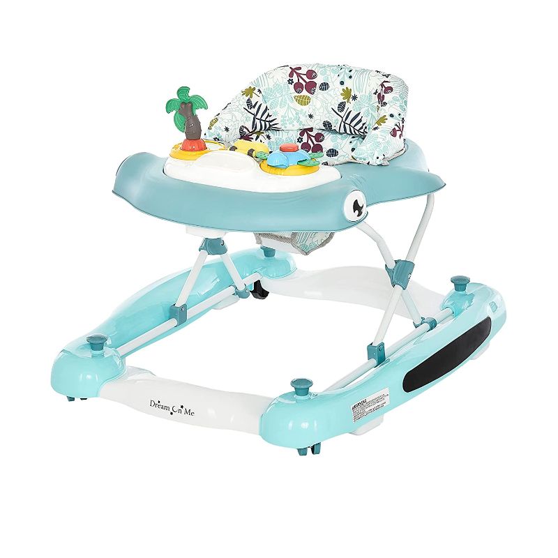 Photo 1 of *PARTS ONLY* Dream on Me 2-in-1 Aloha Fun Activity Baby Walker in Blue, Easily Convertible Baby Walker, Adjustable Three Position Height Settings, Fun Activity Center, Easy to Fold and Store