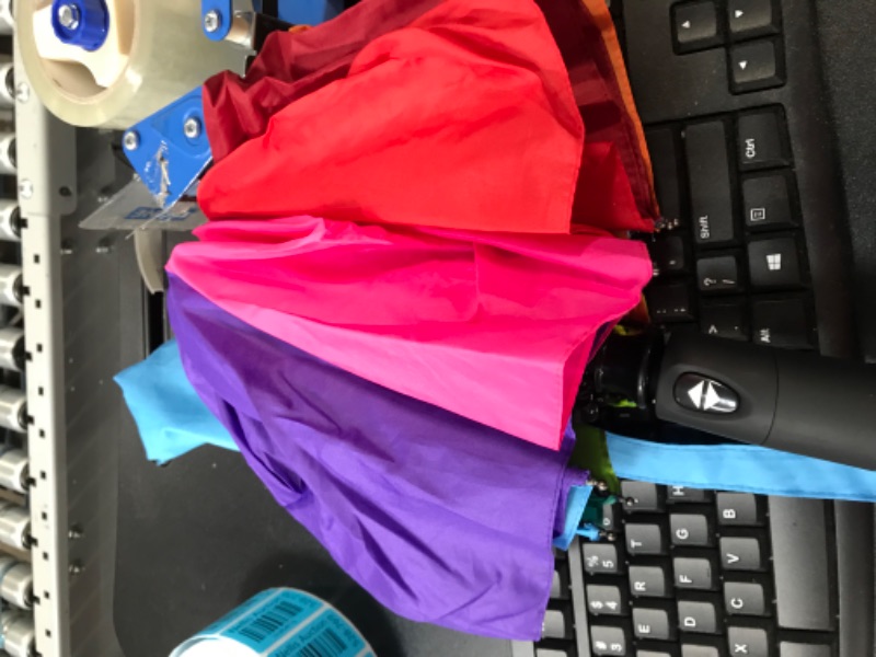 Photo 3 of 
Variety To Go Rainbow Umbrella, Rainbow Umbrella Large, Pride Umbrella Compact, Windproof, Auto Open, 24K Rainbow Umbrella for Kids, Girls, Women, Men