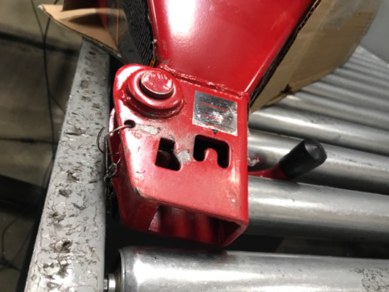 Photo 3 of **MISSING PARTS** BIG RED T46002A Torin Steel Jack Stands: Double Locking, 6 Ton (12,000 lb) Capacity, Red, 1 Pair