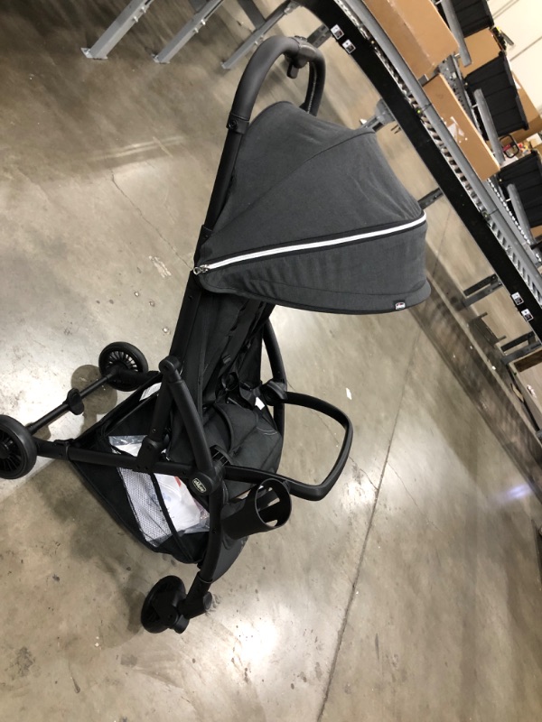 Photo 3 of Chicco Presto Compact Stroller - Graphite | Grey