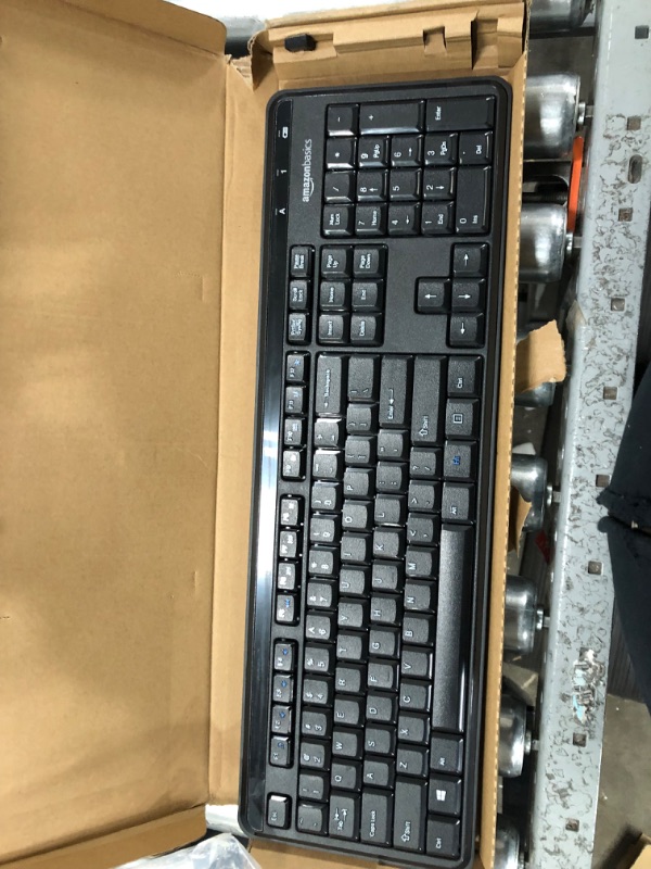 Photo 2 of Amazon Basics Wireless Keyboard-Quiet and Compact-US Layout (QWERTY)