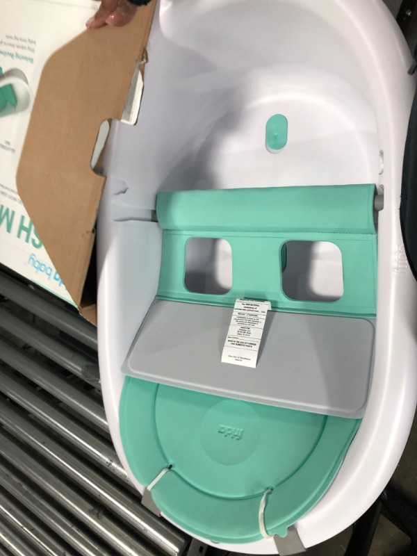 Photo 2 of 4-in-1 Grow-with-Me Bath Tub by Frida Baby Transforms Infant Bathtub to Toddler Bath Seat with Backrest for Assisted Sitting in Tub