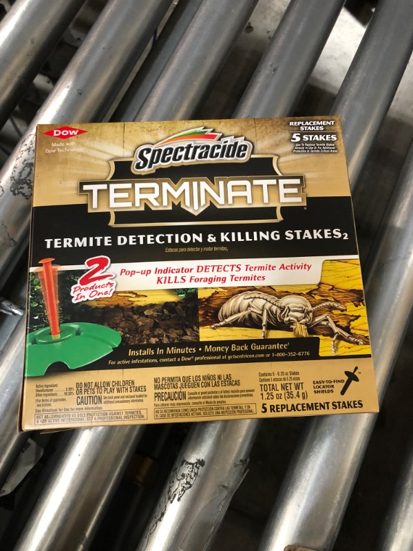 Photo 2 of *REPLACEMENTS* Spectracide Terminate Termite Detection & Killing Stakes, Kills Foraging Termites, Detects Termite Activity, 15 Count & 5 Count
